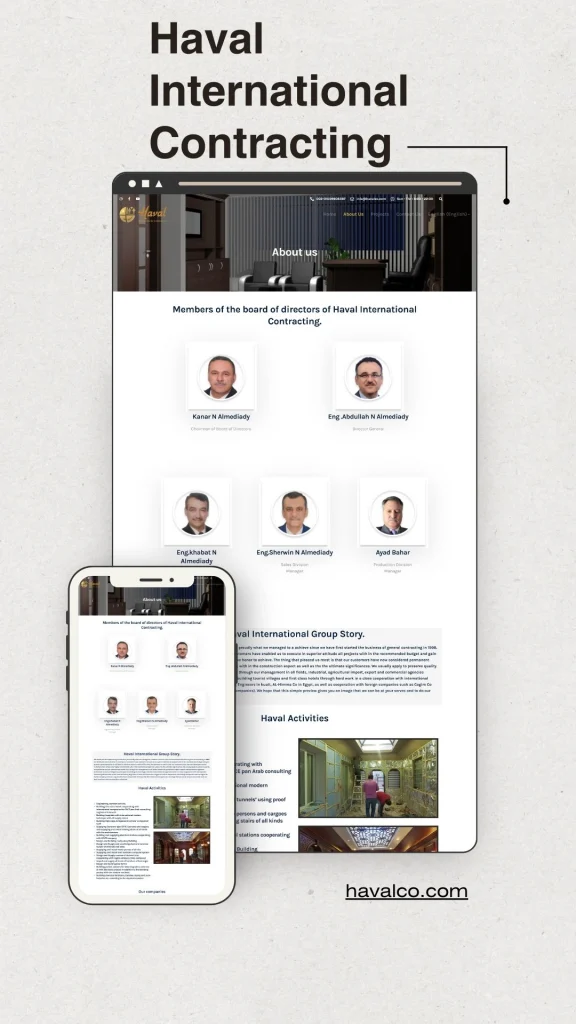 Haval International Contracting Website (5)